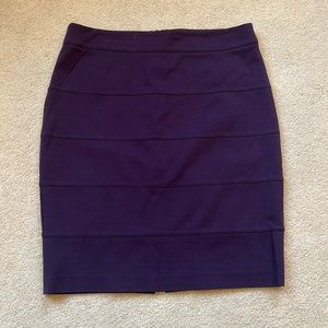 Purple Pencil Skirt